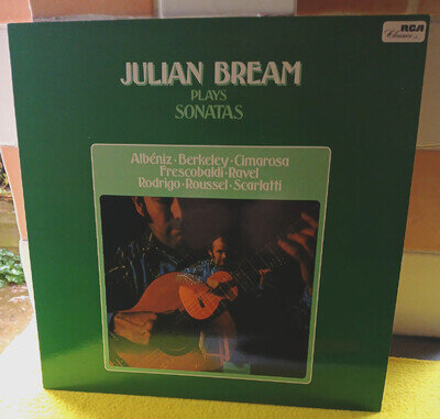 JULIAN BREAM PLAYS SONATAS RCA RED SEAL RL 43522 GERMAN PRESSING 1981 MINT/NM