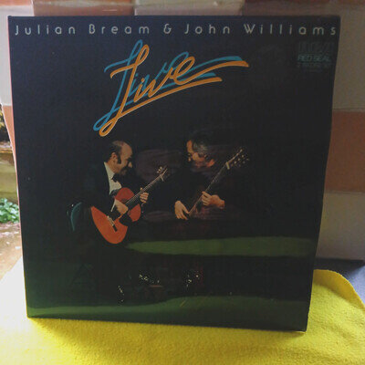 JULIAN BREAM & JOHN WILLIAMS LIVE RCA RED SEAL RL 03090(2) 2xLP ALBUM NM/VG