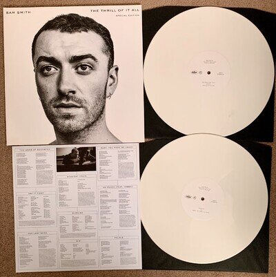 The Thrill of It All [Special Edition White Vinyl] by Sam Smith Ex/Ex, 2017.