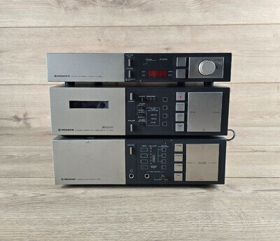 Pioneer A-X50 F-X30L CT-X50 Amplifier Cassette Deck Tuner Stack Working & Tested