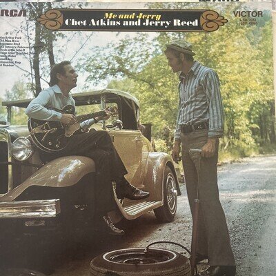 CHET ATKINS & JERRY REED - Me And Jerry (1971)12" Vinyl Record LP Vg+vg+ 1st pr