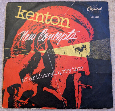 STAN KENTON New Concepts Of Artistry In Rhythm 10" vinyl record 1953 JAZZ 1950s