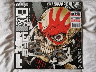 FIVE FINGER DEATH PUNCH AFTERLIFE 2X12"TRANSLUCENT VINYL NEW&SEALED