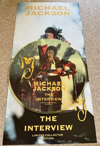 Michael Jackson The Interview Picture Disc + Poster Limited Collector Edition