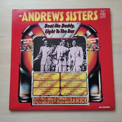The Andrews Sisters - 12" Vinyl - Beat Me Daddy, Eight To The Bar (EX)