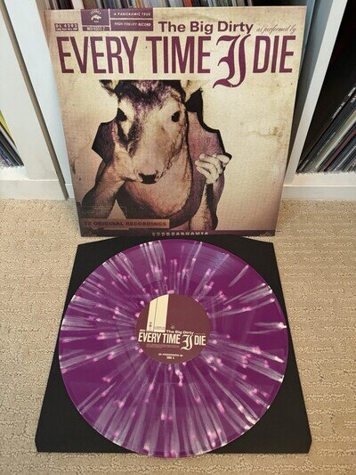 Every Time I Die - The Big Dirty LP Orchid w/Bone & Violet Splatter Vinyl