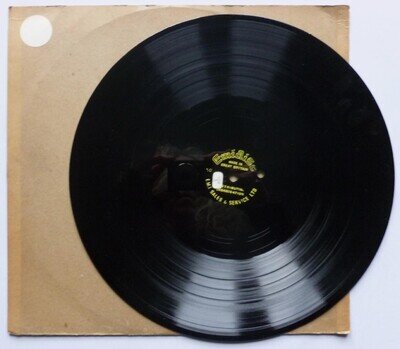 Dizzy Gillespie Dizzy Gillespie LP Emidisc EX 1950s 12" LP acetate - side two...