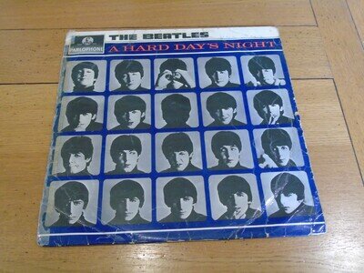 THE BEATLES - A Hard Day's Night - 1969 UK 13-track Vinyl LP - Signed Sleeve