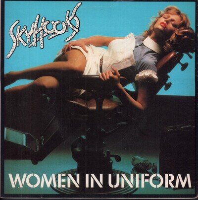 Skyhooks Women In Uniform 7" vinyl UK United Artists 1978 4 prong label design