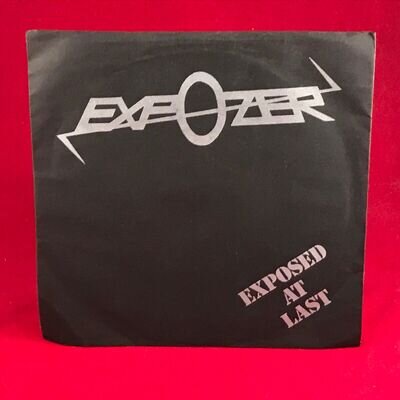 EXPOZER Exposed At Last !!!! 1980 UK 7" vinyl single Rock Japan record NWOBHM