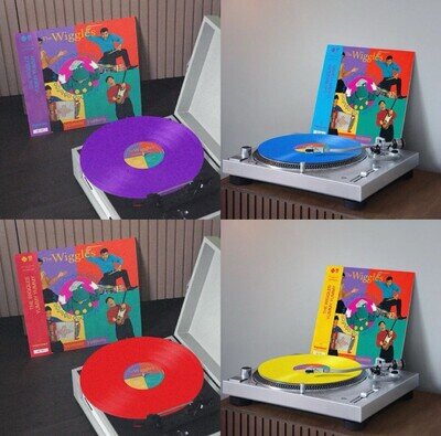The Wiggles YUMMY YUMMY Vinyl COMPLETE SET NUMBERED OBI Strip LE 125 EA. Color