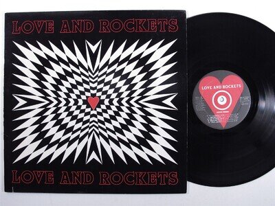 LOVE AND ROCKETS Self Titled BEGGARS BANQUET 9715-1-R LP VG+ z