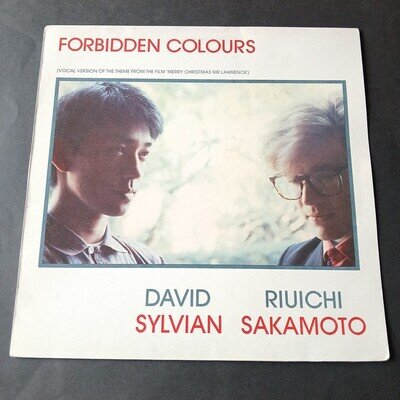 David Sylvian 'Forbidden Colours' 12" Vinyl Single. Very Good Condition