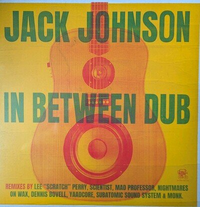 Jack Johnson - In Between Dub. Ltd Edn Colour Vinyl LP. New, sealed