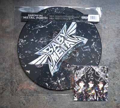 Babymetal - Metal Forth - Shattered Glass Picture Disc Vinyl + Signed Art Card