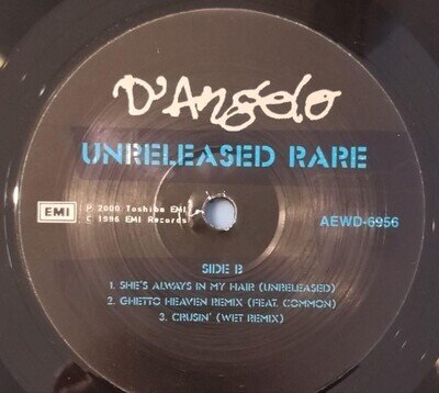 D'Angelo UNRELEASED RARE & LIVE D'Angelo Collector's Edition 2-Disc Vinyl Set