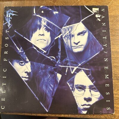 Celtic Frost ‎– Vanity / Nemesis.EMI Noise. 1st.A1/B1 vinyl