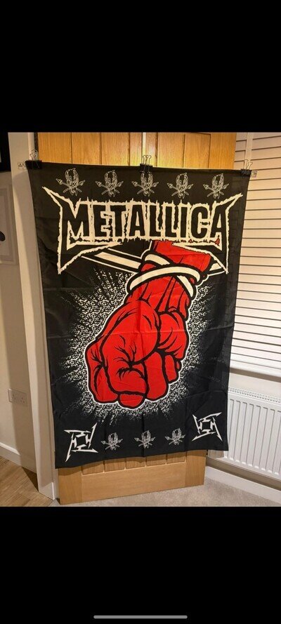 Metallica Flag Rare Heavy Metal St Anger