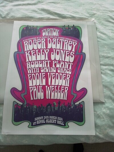 Teenage Cancer Trust 2024 Poster.