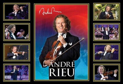 Andre Rieu 2018 Aust Tour A3 Poster Signed Limited Edition Memorabilia Print