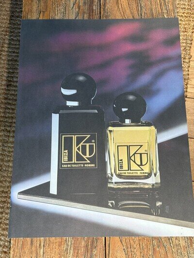 Ku Ibiza 1986 Perfume Flyer Poster (A2)