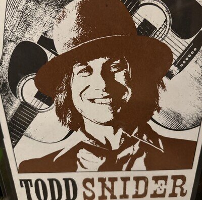 Todd Snider That Was Me 94-98 11 X 17“ Promo Poster