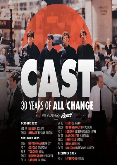 Cast UK Tour 2025 A3 A4 Print Poster Unframed