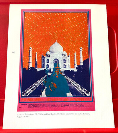 The Charles Lloyd Quartet Avalon Gig Poster Art PICTURE/PRINT 11" x 9"