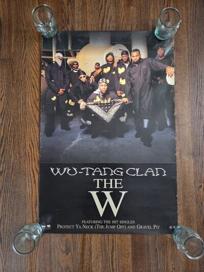 Wu-Tand Clan The W Album Rare Double Sided Poster