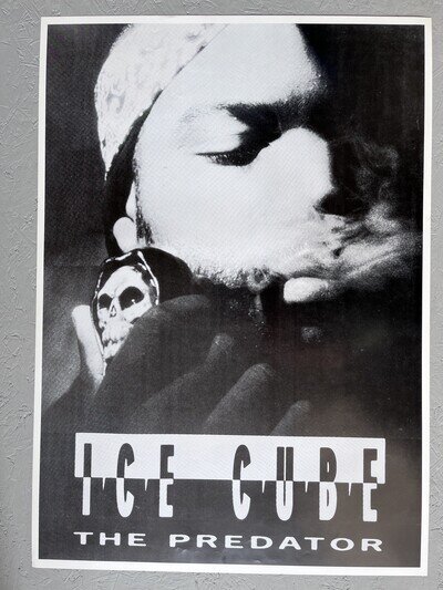 Vintage Ice Cube The Predator 1992 Promo Large Poster 33”x23.5"