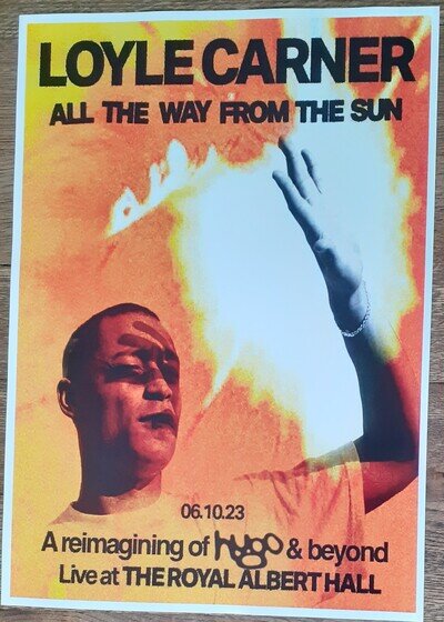Loyle Carner - live music show 2023 promotional tour concert gig poster