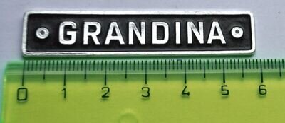 Weltmeister Grandina emblem logo lettering for accordion original /P12/6