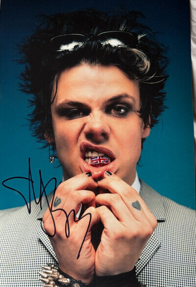 Hand Signed Yungblud 12x8 Iconic Music Photo Rock Star Autograph With COA