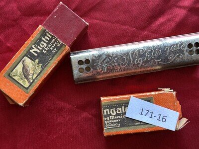 171-16 Nightingale German Harmonica 1920-1930s