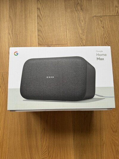Google Home Max Smart Speaker Charcoal, Wireless, Google Assistant GA00223-UK