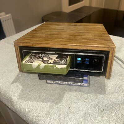 Vintage elizabethan 8 Track Stereo Tape Player Untested fully powers up Japan