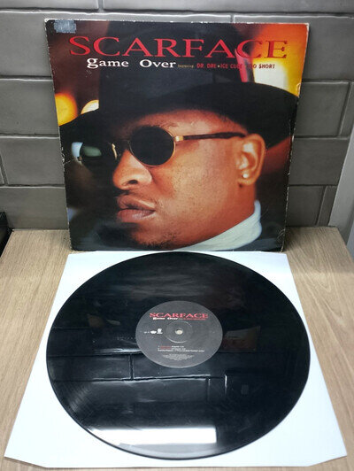 Vinyl 12" Scarface - Game Over G/G+ 1997 Dr. Dre Ice Cube Too Short Gangsta rap