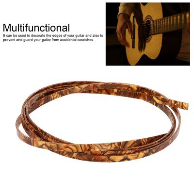 Guitar Binding Strip Celluloid Decorative Acoustic Guitar Binding Purfling S ECM