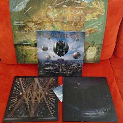 Dream Theater ‎– The Astonishing Vinyl 4LP LIKE NEW First Press Rare Map include