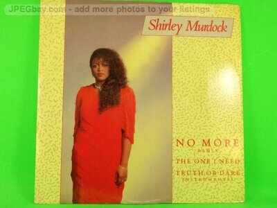 SHIRLEY MURDOCK NO MORE (455) 3 Track 12" Single including Picture Sleeve ELEKTR