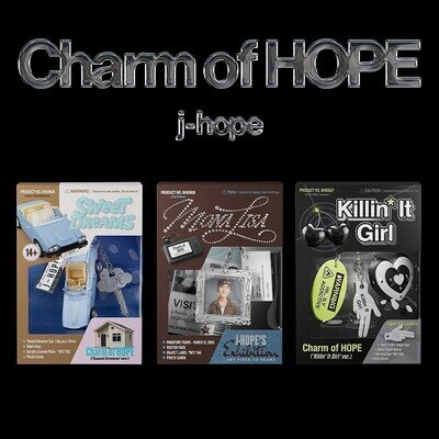 BTS J-HOPE ‘CHARM OF HOPE’ Album / NFC+Key-Ring+2 Photo Card+Guide+GIFT+WVS POB