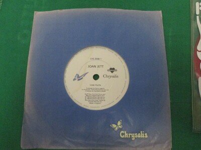 JOAN JETT - LOVE HURTS - 1990 CHRYSALIS CHS 3546 - 7" VINYL SINGLE