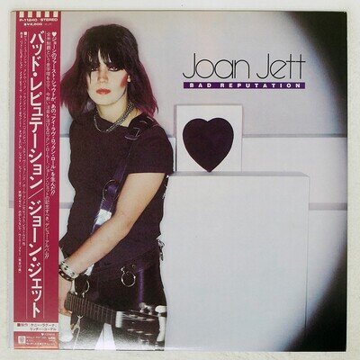 JOAN JETT BAD REPUTATION WEA P11240 Japan OBI INSERT VINYL LP