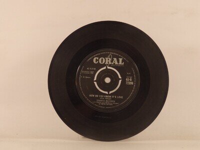 BREWER,TERESA HOW DO YOU KNOW IT'S LOVE (137) 7" CORAL