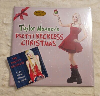 The Pretty Reckless Christmas Green Smoke Vinyl SIGNED Taylor Momsen - WITH GIFT