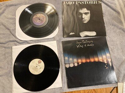Jaco Pastorius lp (2) self-titled & word of mouth VG+ ship tomorrow