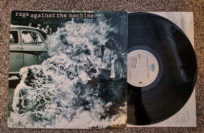 RAGE AGAINST THE MACHINE SELF TITLED - VINYL ALBUM 10 TRACKS 1st Press ? RECORD