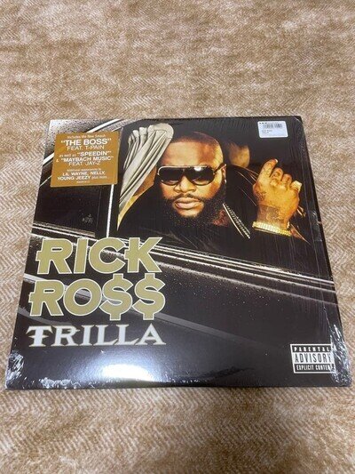 Rick Ross Trilla LP 12" Hip Hop Record Used Good Condition