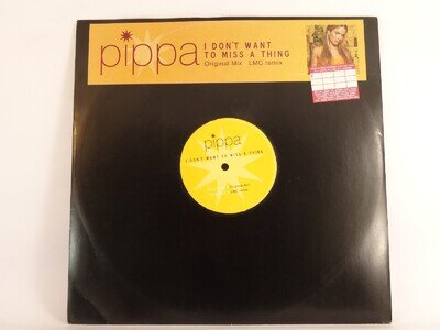 PIPPA I DON'T WANT TO MISS A THING (423) 2 Track Promo 12" Single including Comp
