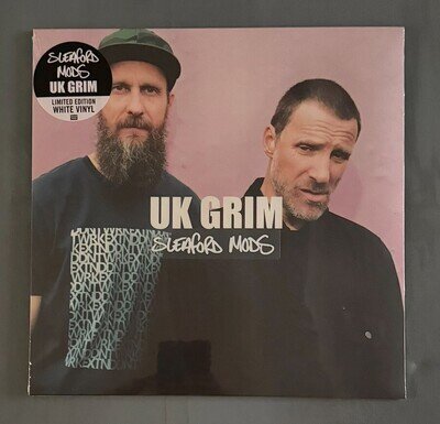 Sleaford Mods- UK Grim White Vinyl New/Sealed
